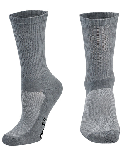 Men's Bamboo Rayon Crew Dress Socks - 3 Pair Pack